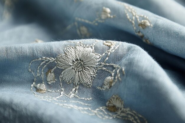 Nogawka z finezyjnym haftem